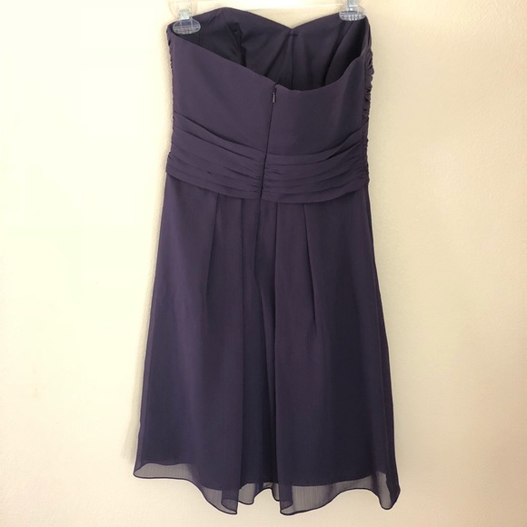 Purple strapless dress - Picture 6 of 6